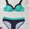 8983 split crystal stitching bikini swimsuit 