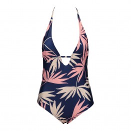 G0015 leaf flower one-piece swimsuit bikini