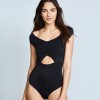 8991 cross chest one-piece swimsuit 