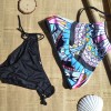 8911 split printing bikini swimsuit 