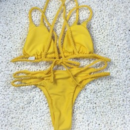 G0009 solid color lace swimsuit bikini