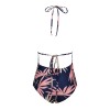 G0015 leaf flower one-piece swimsuit bikini