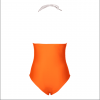 G0003 Solid Color One Piece Swimsuit Lady Sexy Bikini
