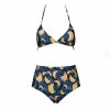 G0002 triangle split banana high waist Bikini