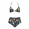 G0002 triangle split banana high waist Bikini